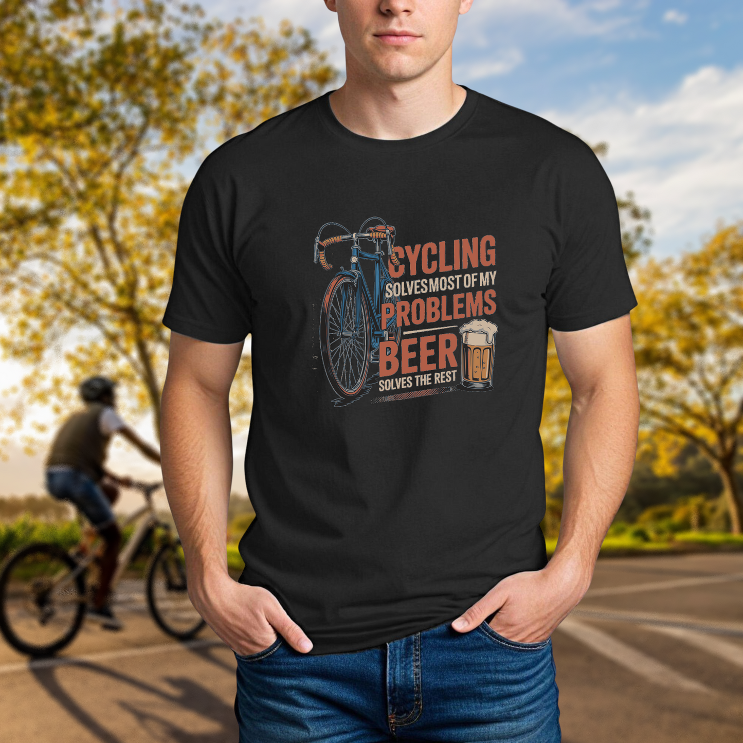 Cycling Solves Most of my Problems. Beer Solves the Rest - Chainline Collective