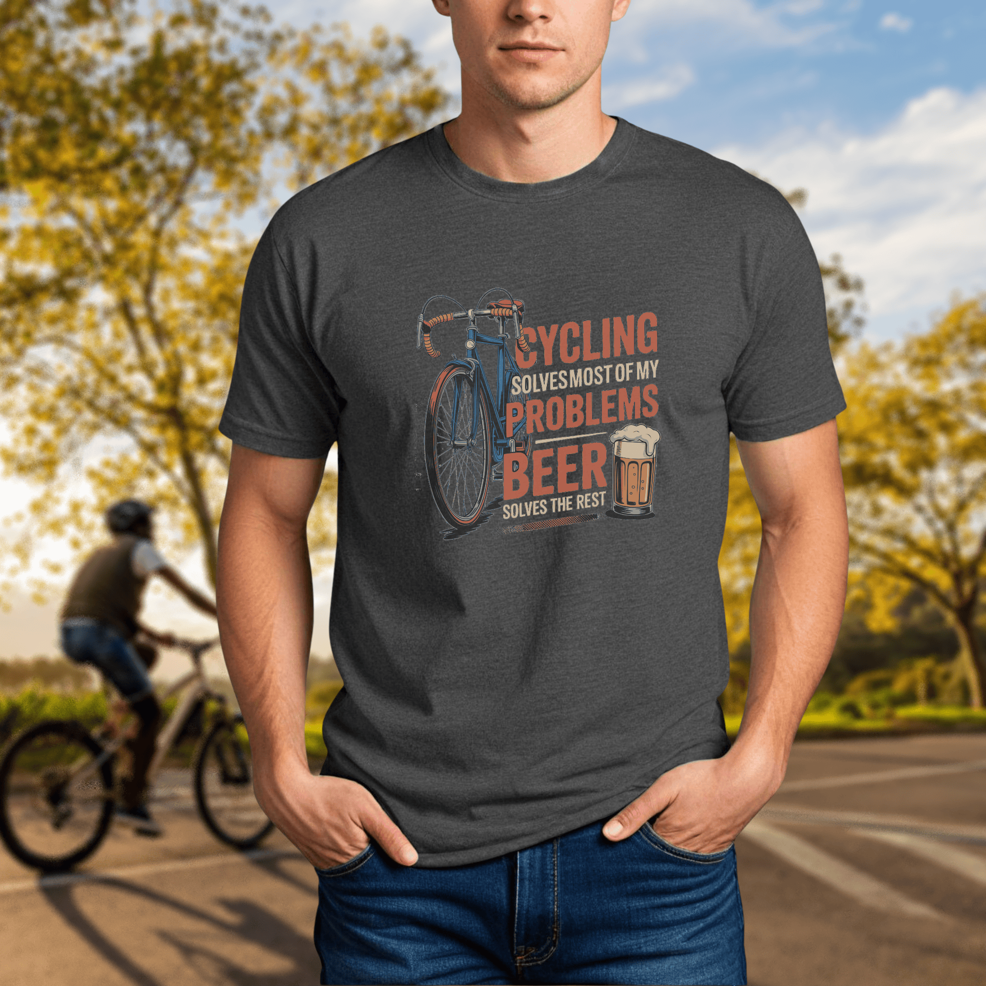 Cycling Solves Most of my Problems. Beer Solves the Rest - Chainline Collective