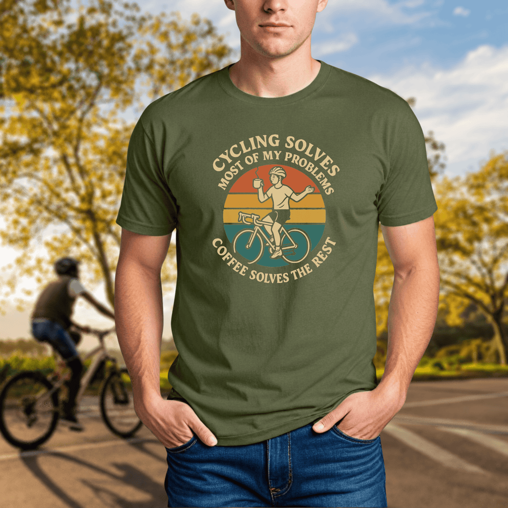 Cycling Solves Most of my Problems. Coffee Solves the Rest - Chainline Collective