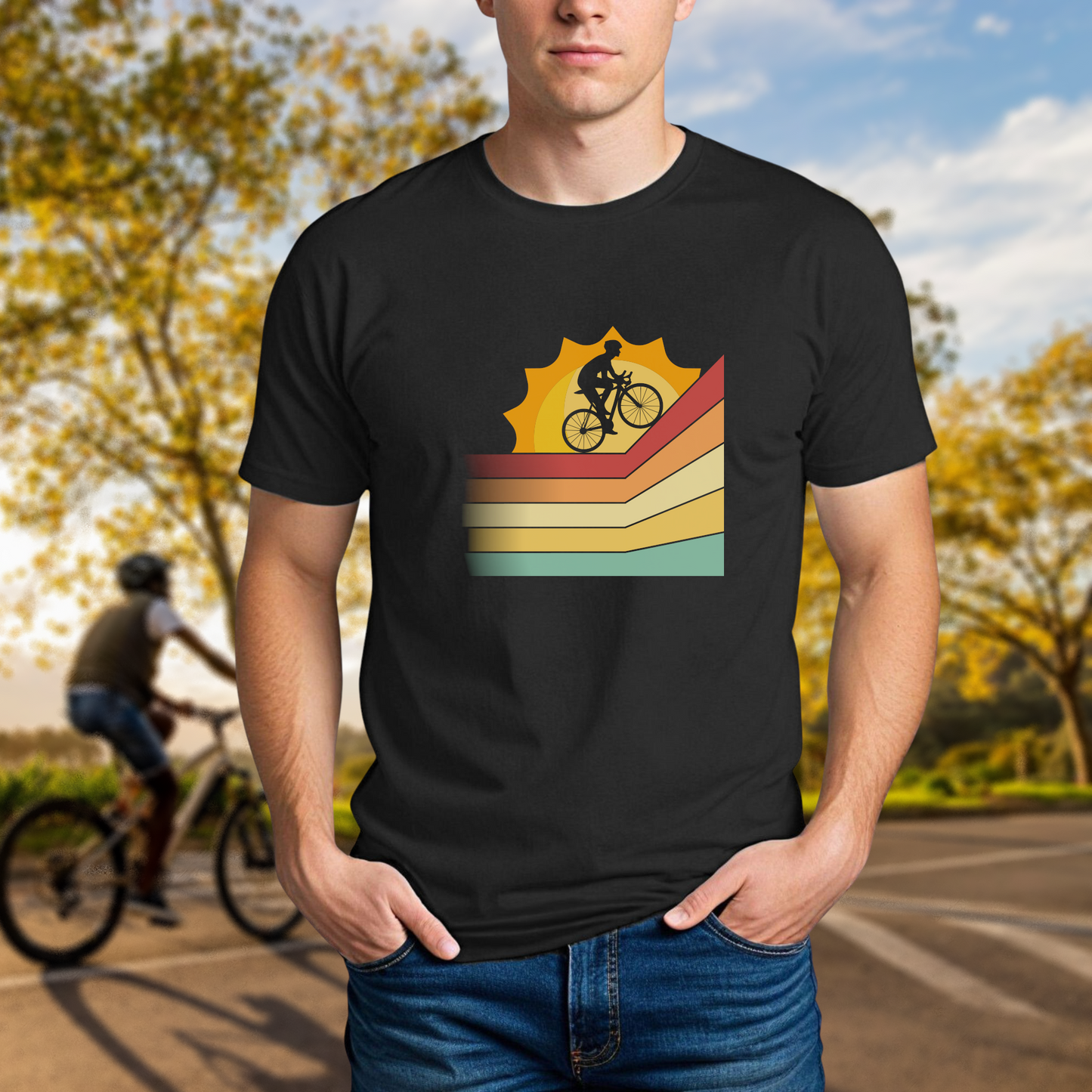 Cycling Sunrise Rainbow - Chainline Collective