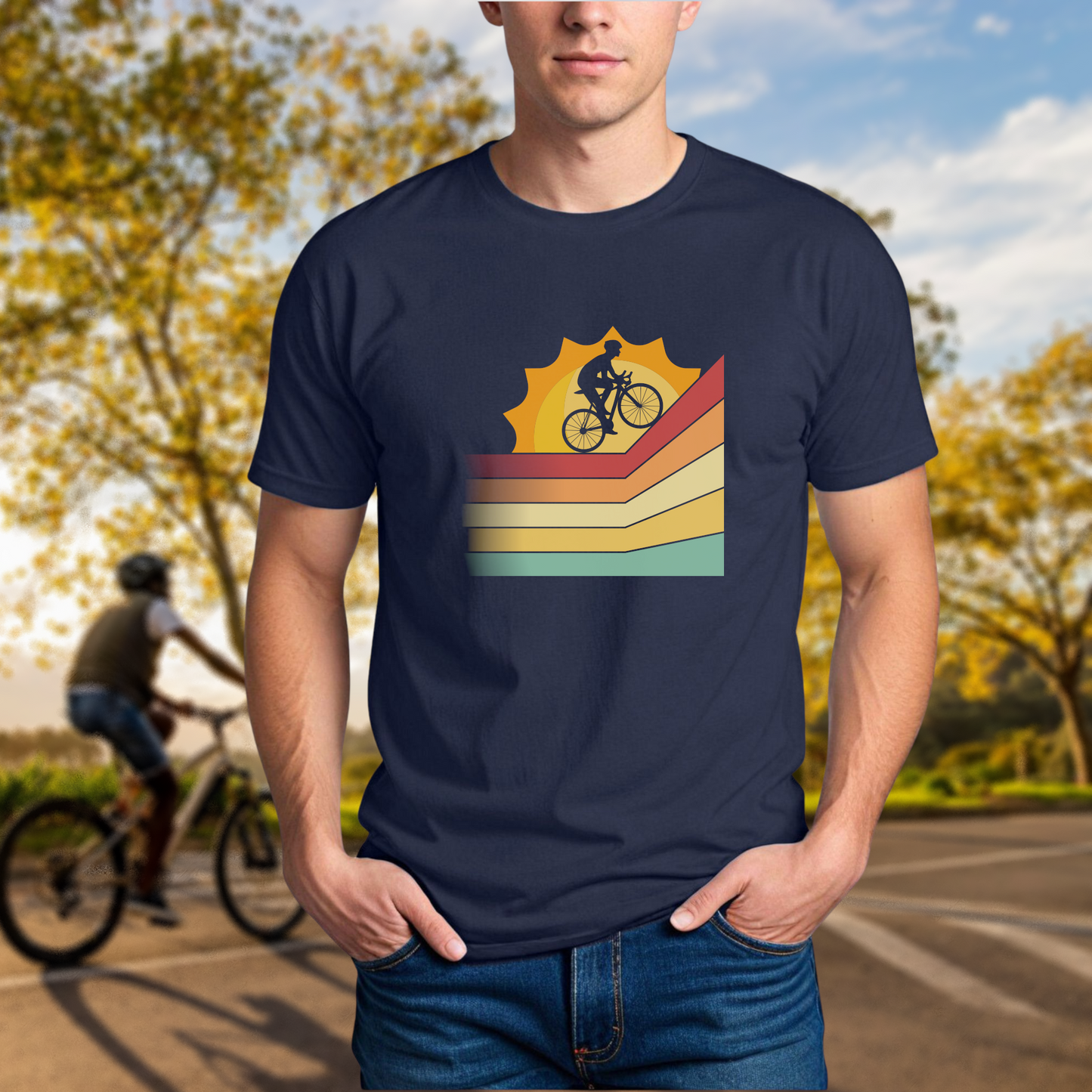 Cycling Sunrise Rainbow - Chainline Collective