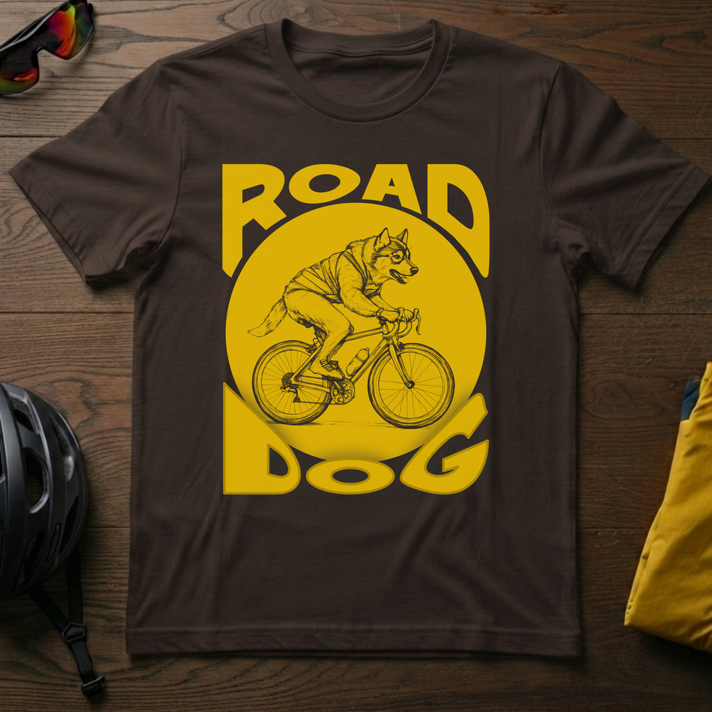 "Road Dog" - Cycling Husky - Chainline Collective