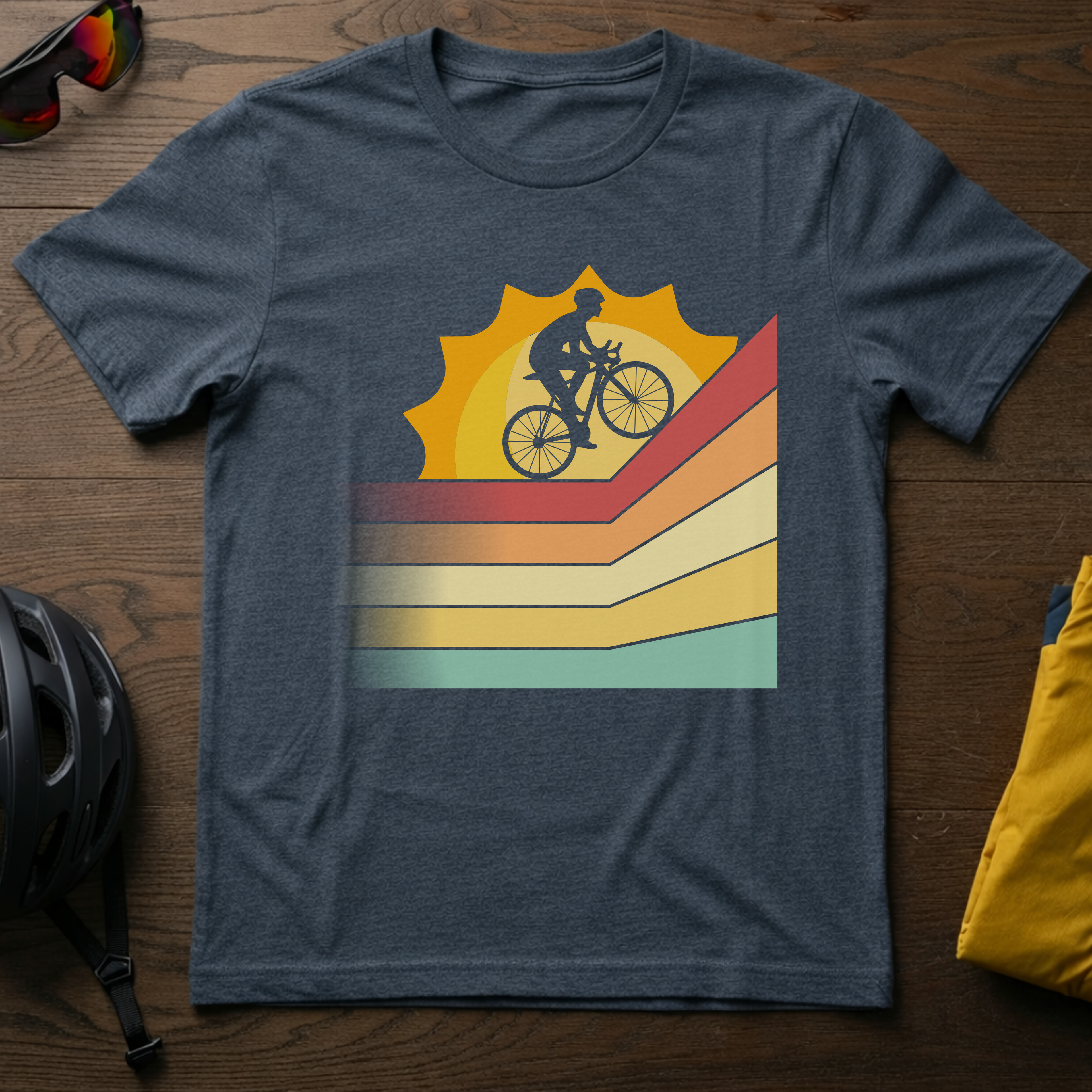 Cycling Sunrise Rainbow - Chainline Collective