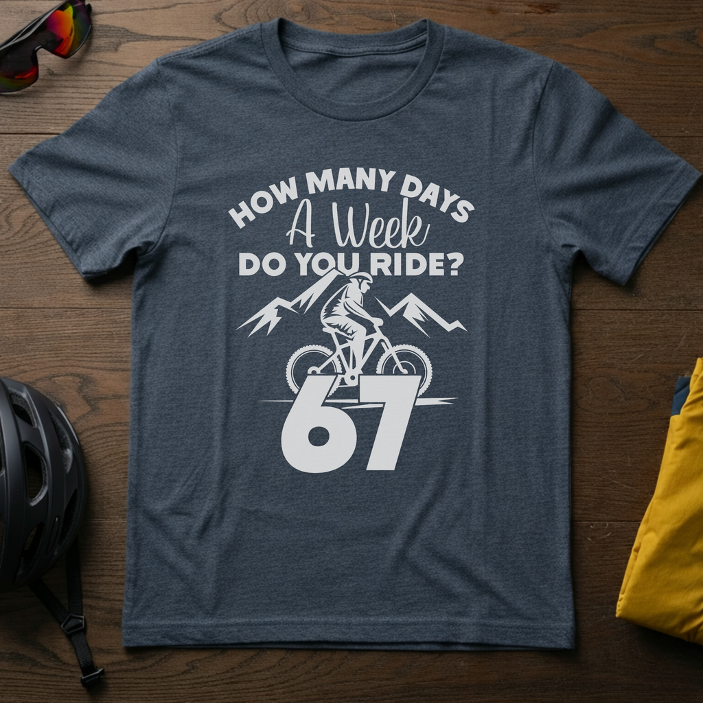 "How Many Days a Week do You Ride?" Tee - Chainline Collective