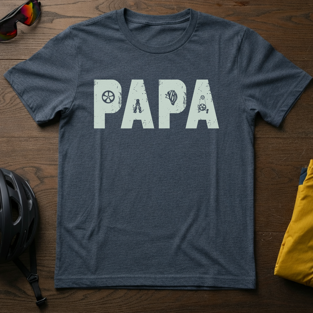 "Papa" Cyclist Tee - Chainline Collective