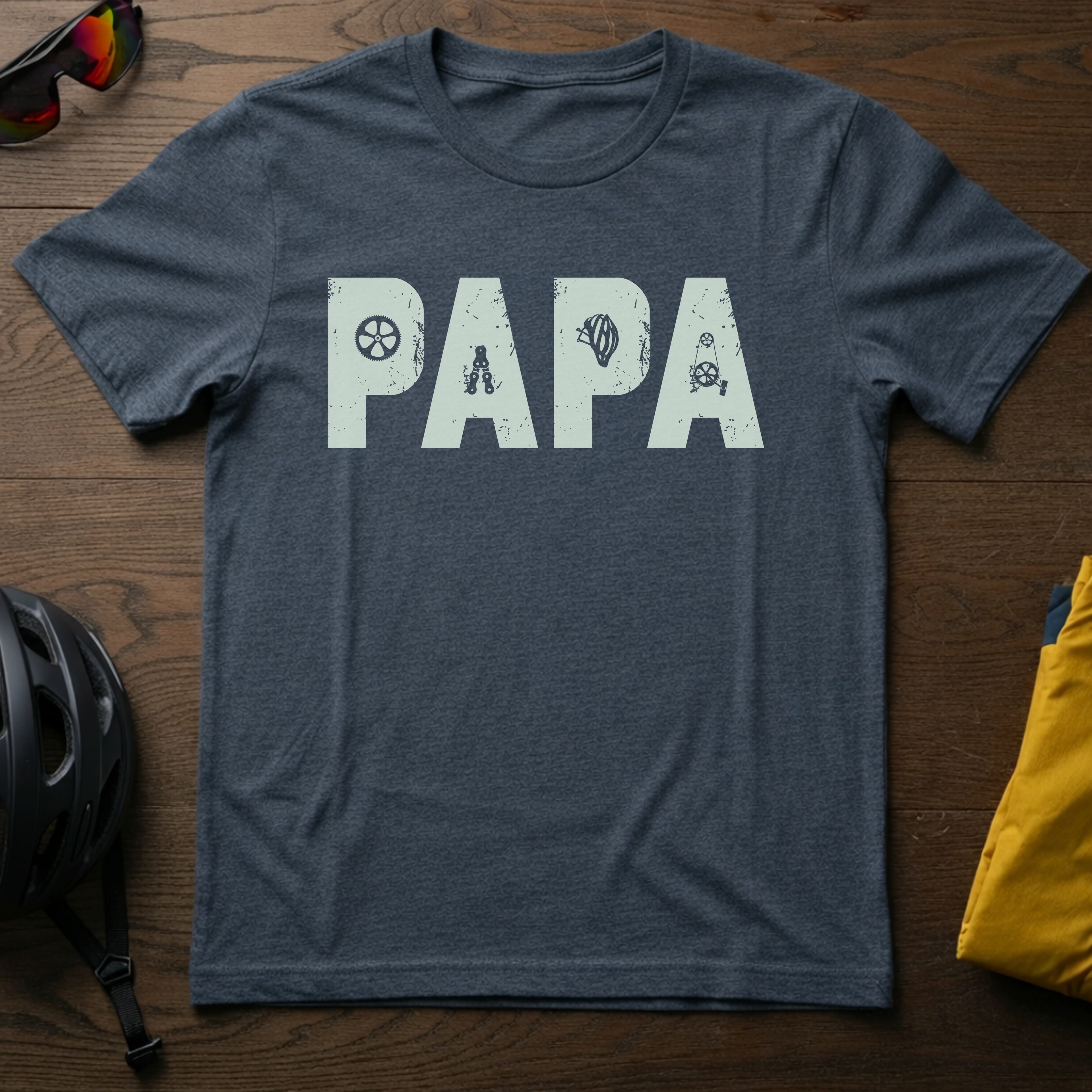 "Papa" Cyclist Tee - Chainline Collective