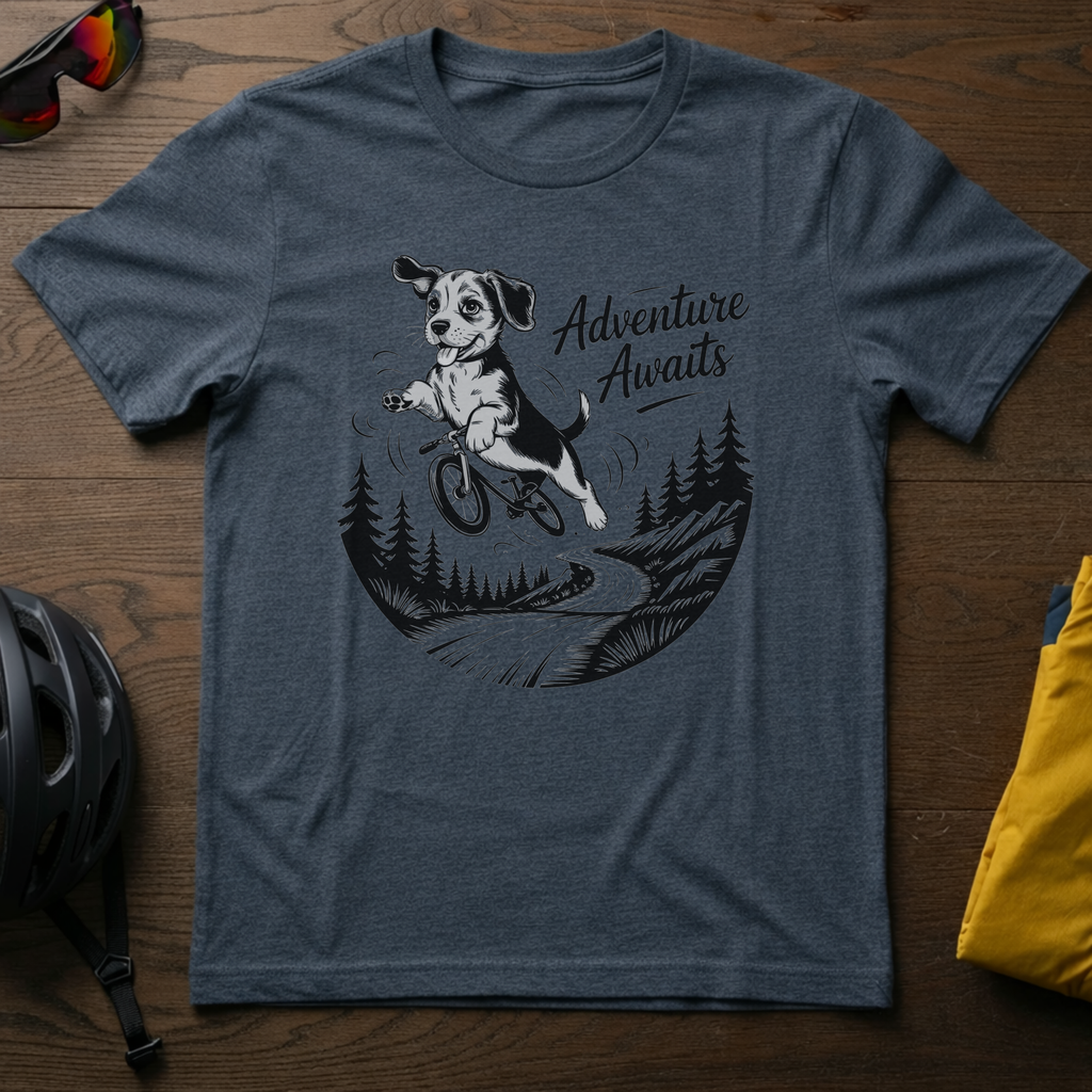 Cycling Beagle -- Adventure Awaits - Chainline Collective