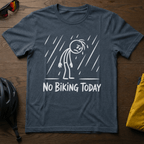Rainy Day, "No Biking Today" Tee - Chainline Collective