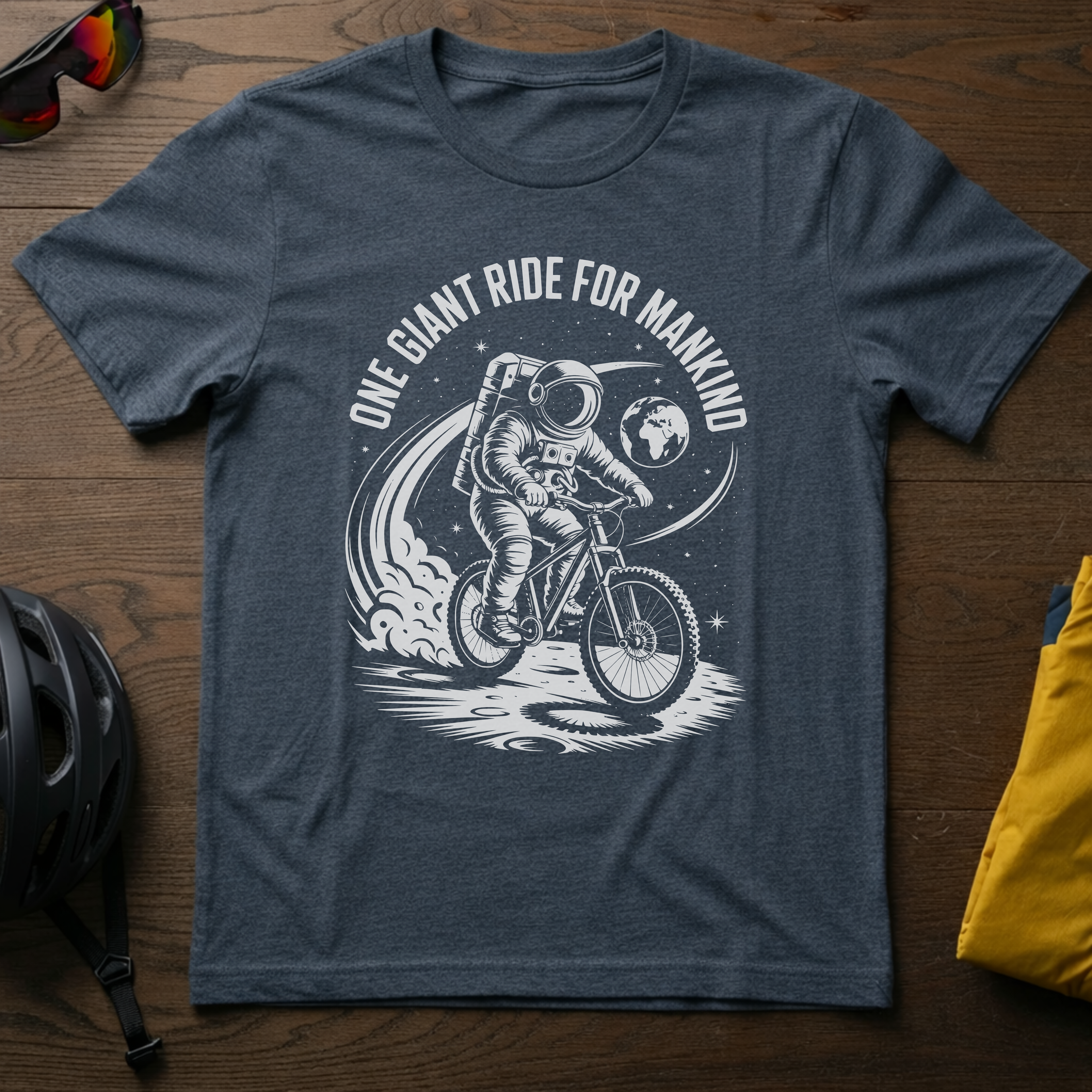 "One Giant Ride for Mankind" Tee - Chainline Collective