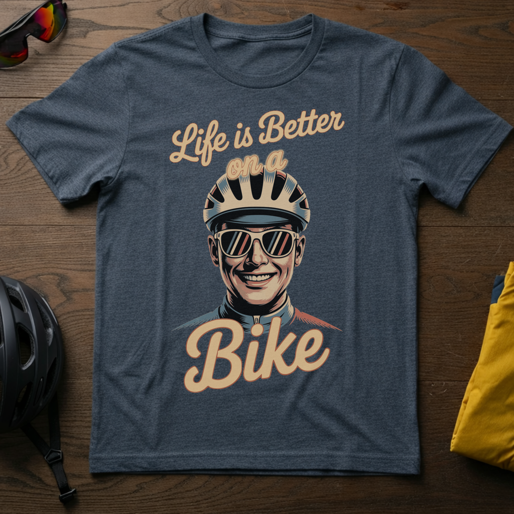 Life Is Better on a Bike Tee - Chainline Collective