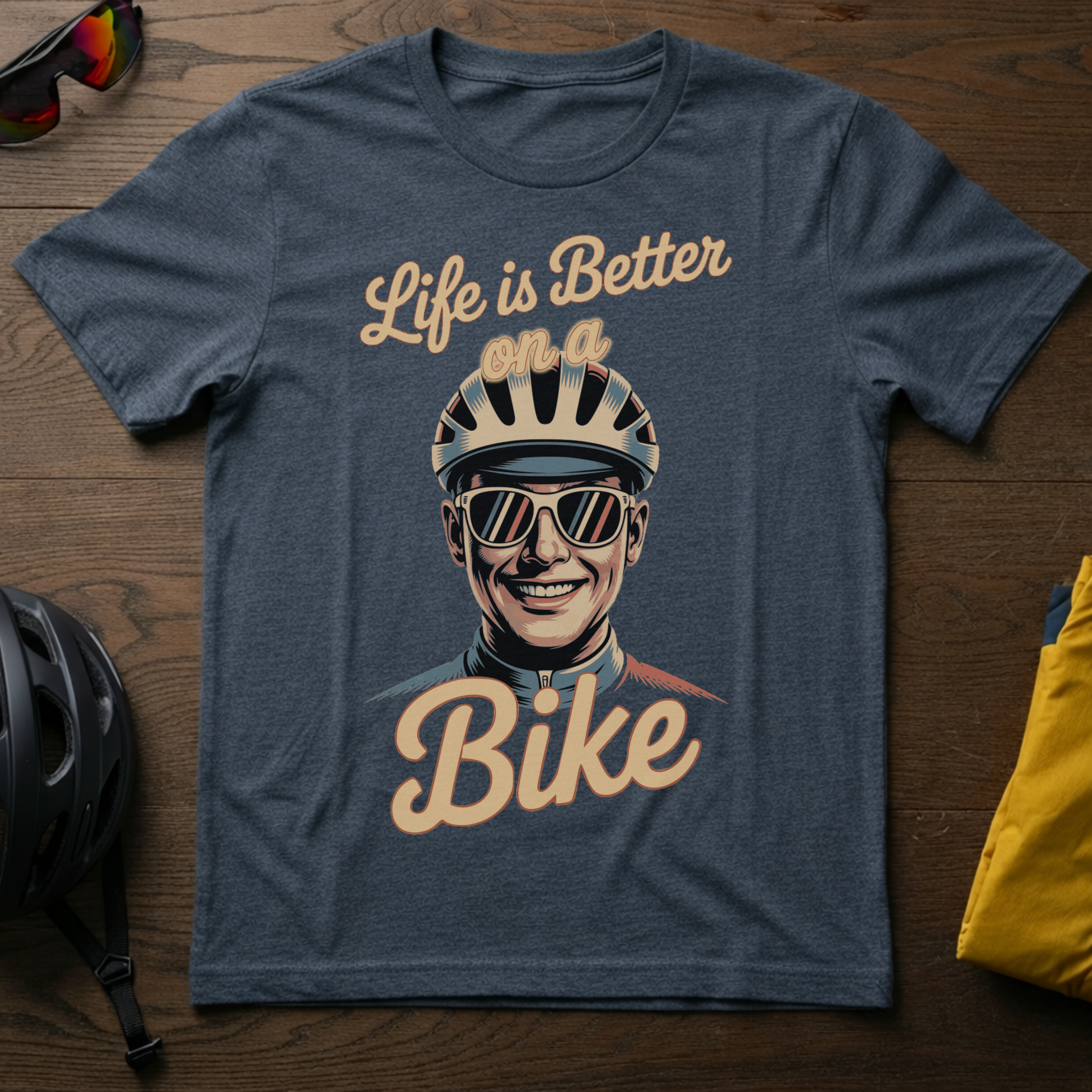 Life Is Better on a Bike Tee - Chainline Collective