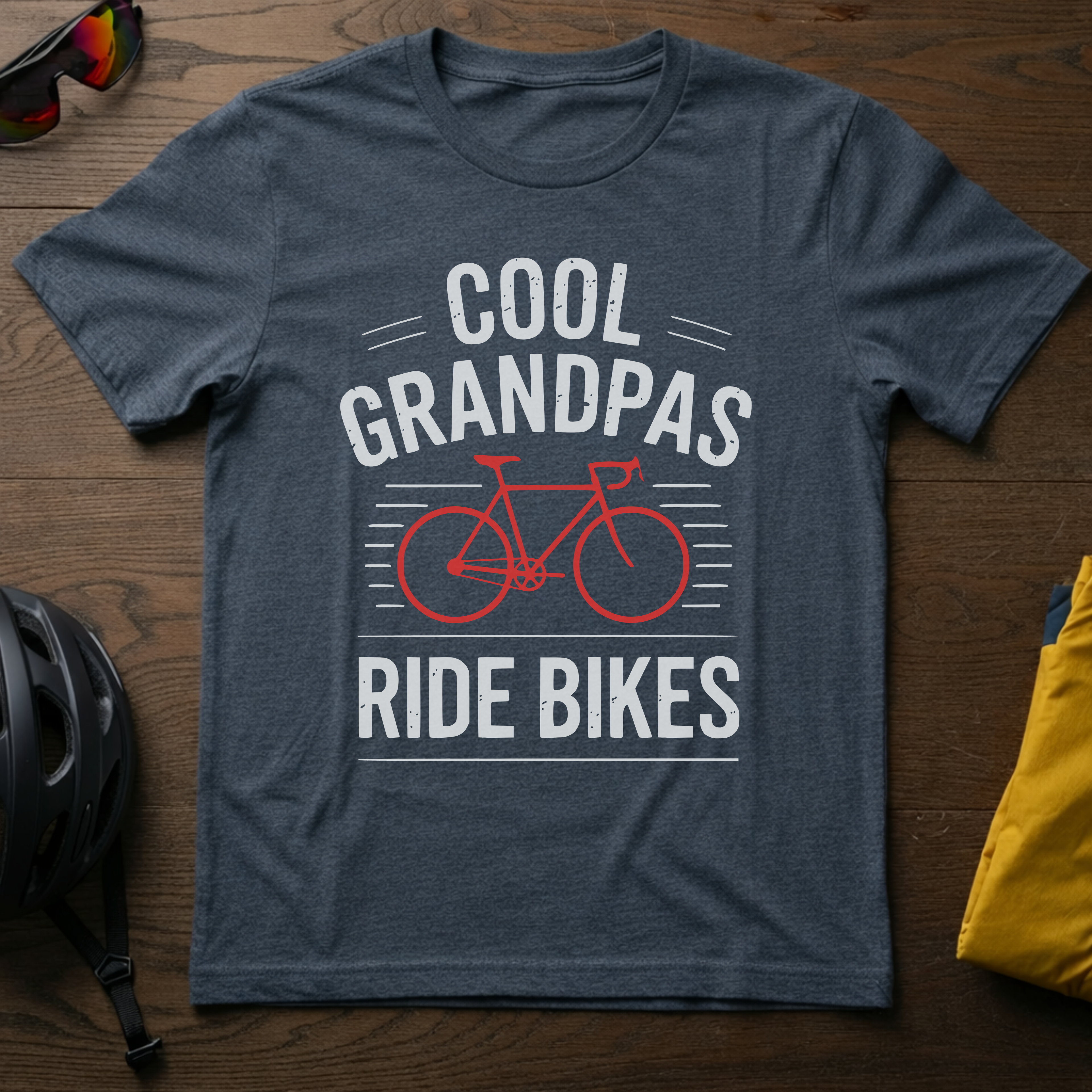 Cool Grandpas Ride Bikes Tee - Chainline Collective