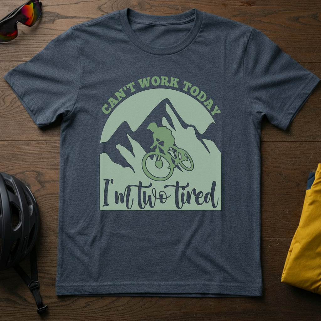 Can't Work Today I'm Two Tired - Mountain Bike - Chainline Collective