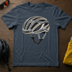 Bike Helmet Typography Tee - Chainline Collective