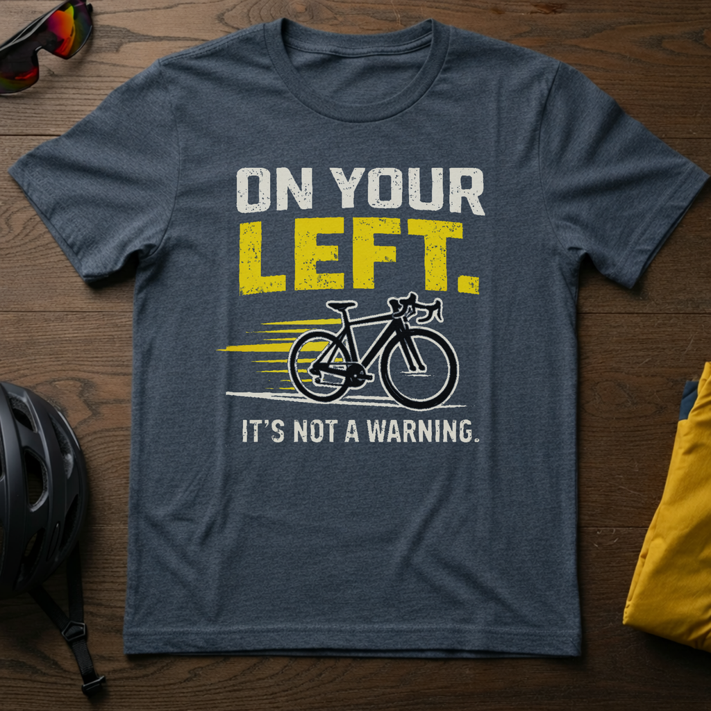 "On Your Left. It's Not a Warning" Tee - Chainline Collective