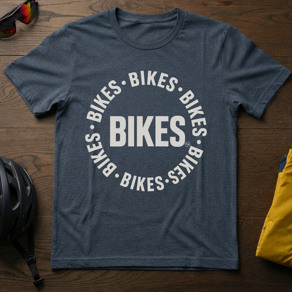 "Bikes" Logo-Style Tee - Chainline Collective