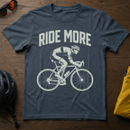 "Ride More" Road Cyclist Tee - Chainline Collective