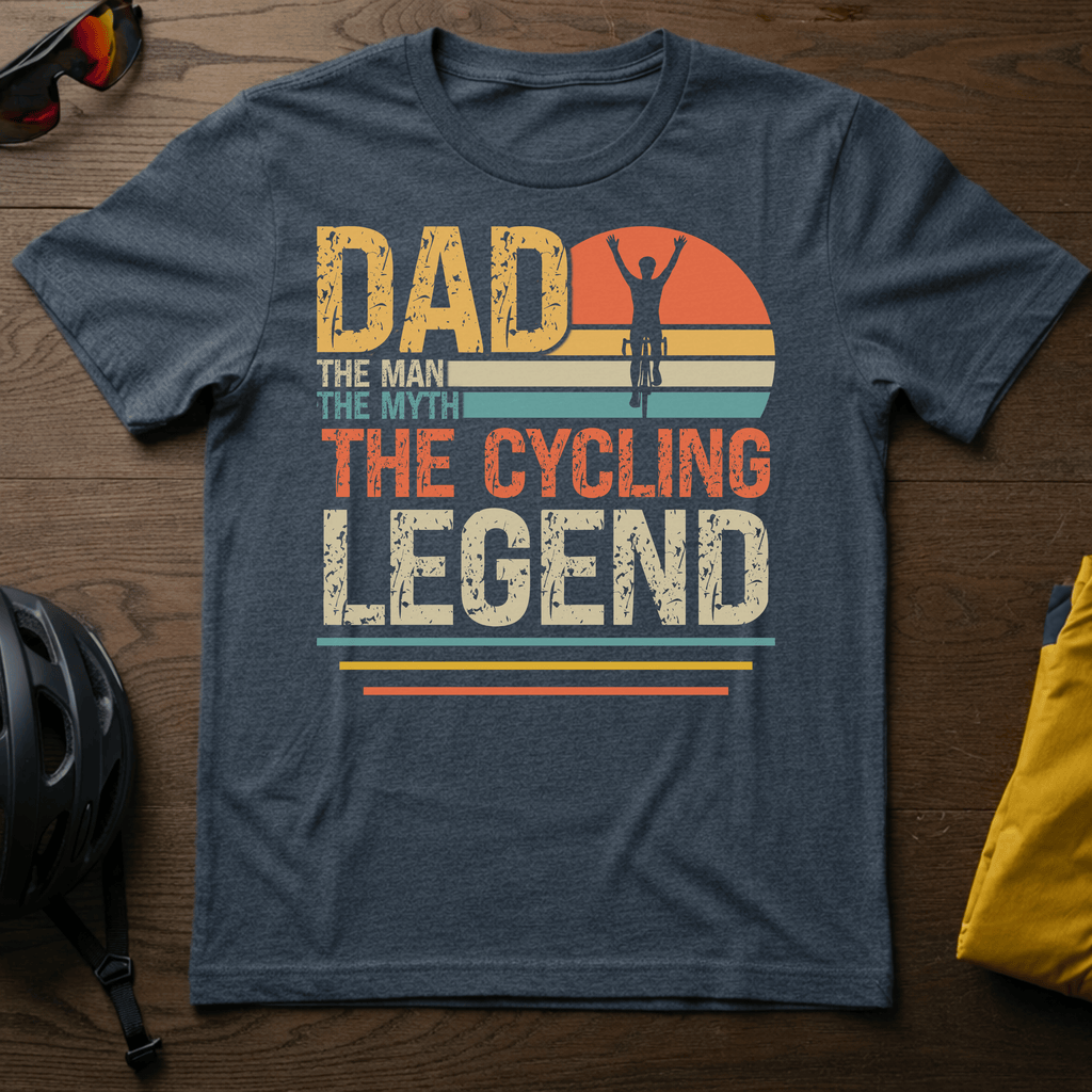 Dad: The Man, The Myth, The Cycling Legend Tee - Chainline Collective