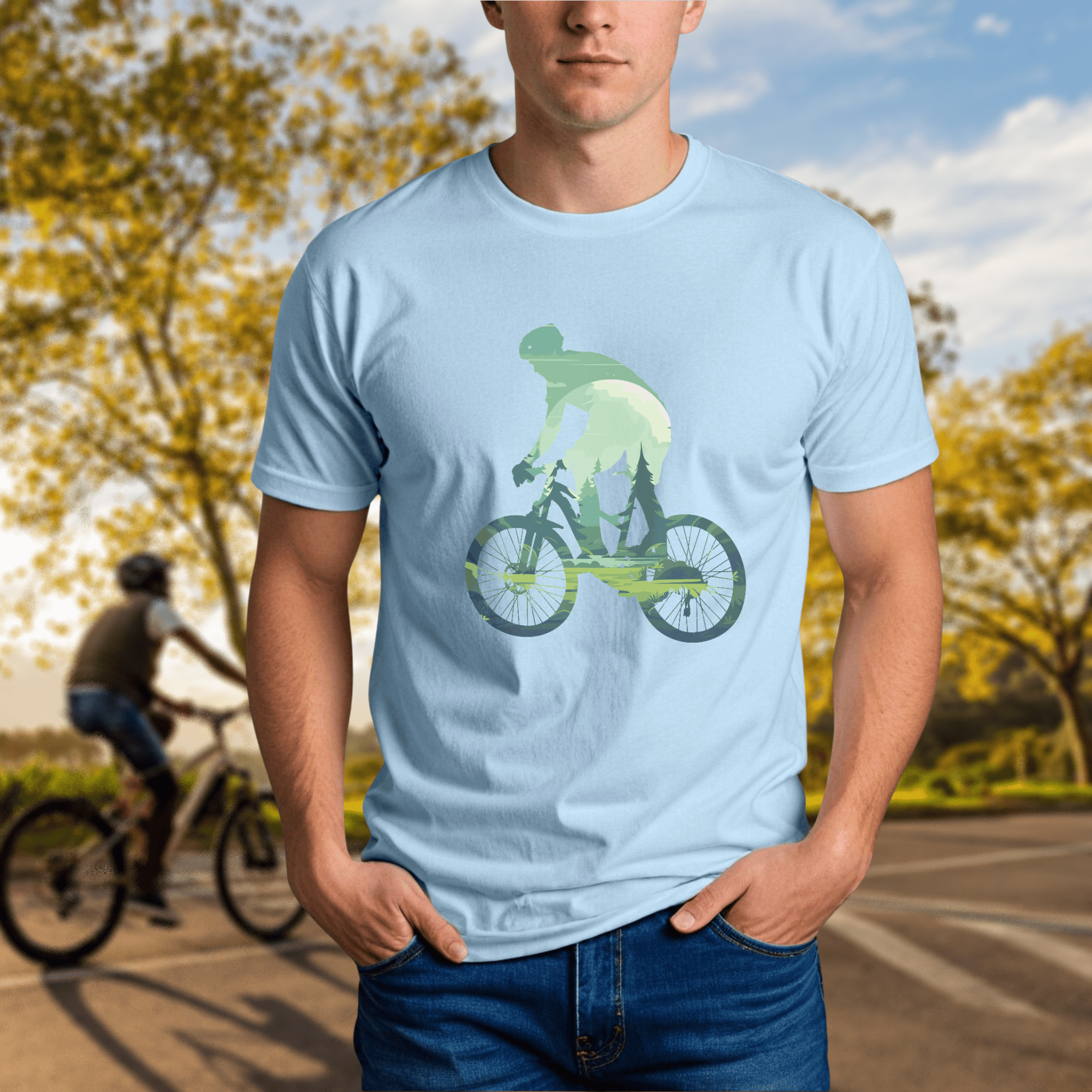 Forest Bike Silhouette - Chainline Collective