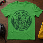 "Paws & Pedals Club" Dog and Bike Lover Tee - Chainline Collective