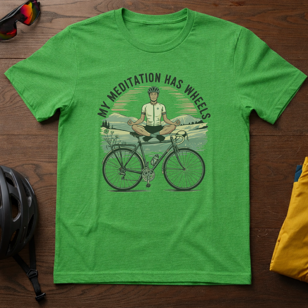 My Meditation Has Wheels Tee - Chainline Collective