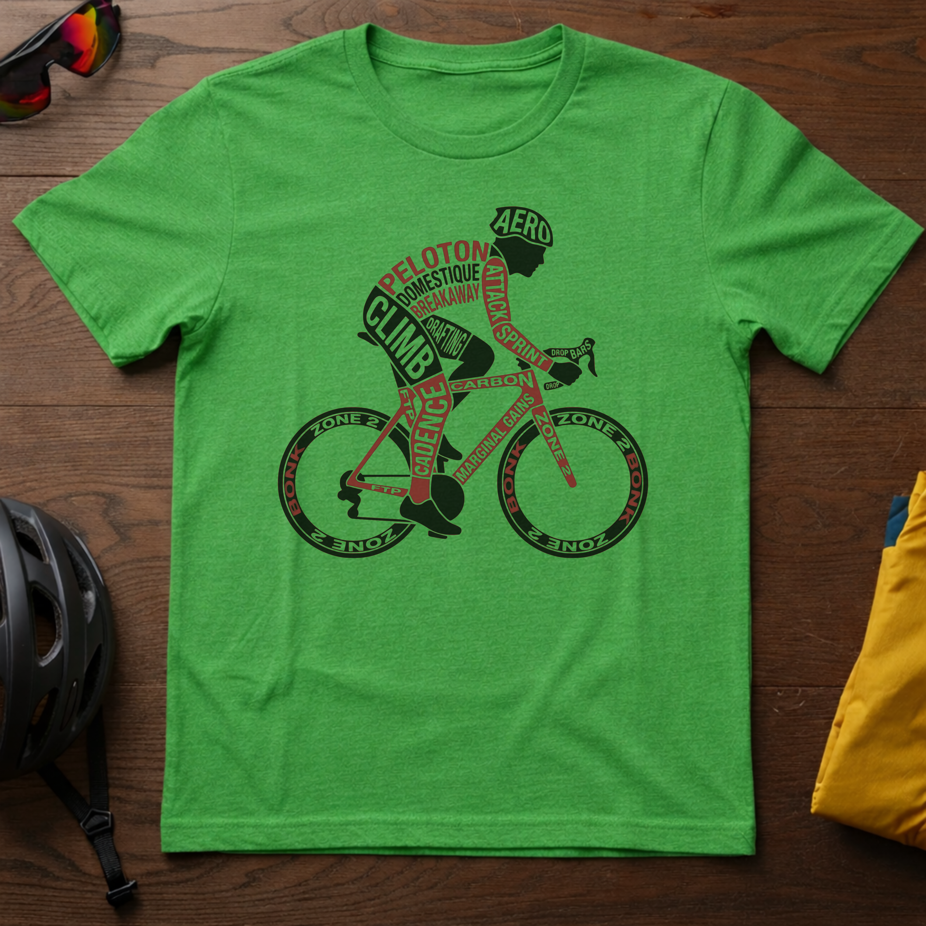 Cyclist Word Art Tee - Chainline Collective