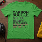 Carbon Soul. Steel Heart. Gravel Spirit. Tee - Chainline Collective