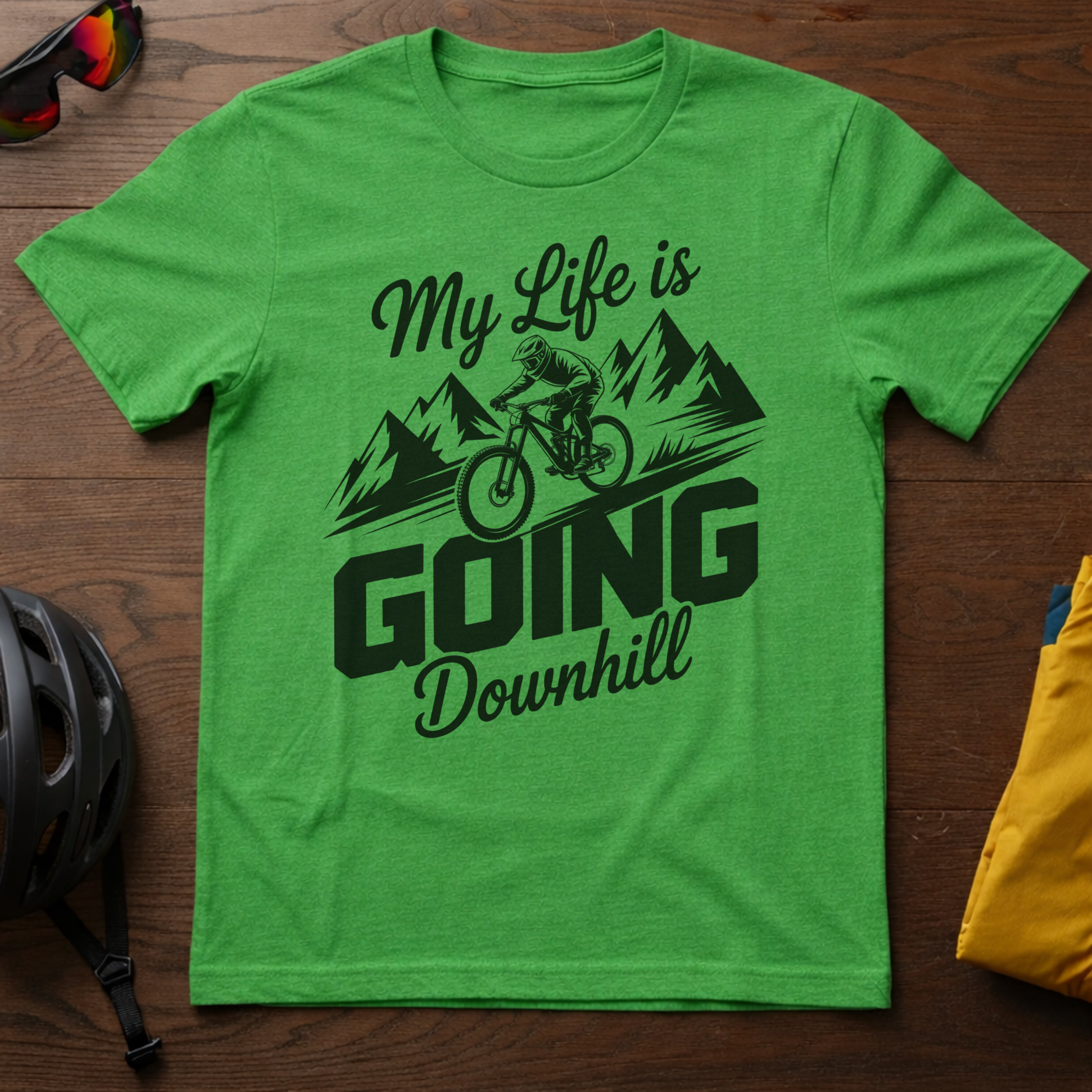 My Life is Going Downhill Tee - Chainline Collective