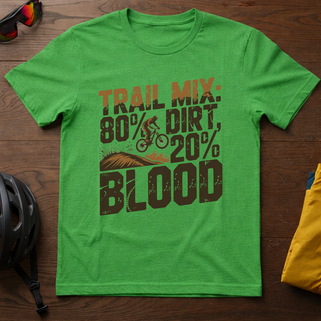 Trail Mix: 80% Dirt, 20% Blood Tee - Chainline Collective