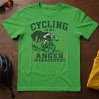 "Cycling Is My Anger Management" Cyclist Tee