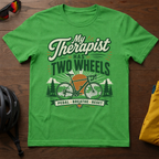 "My Therapist Has Two Wheels" Cyclist Tee - Chainline Collective