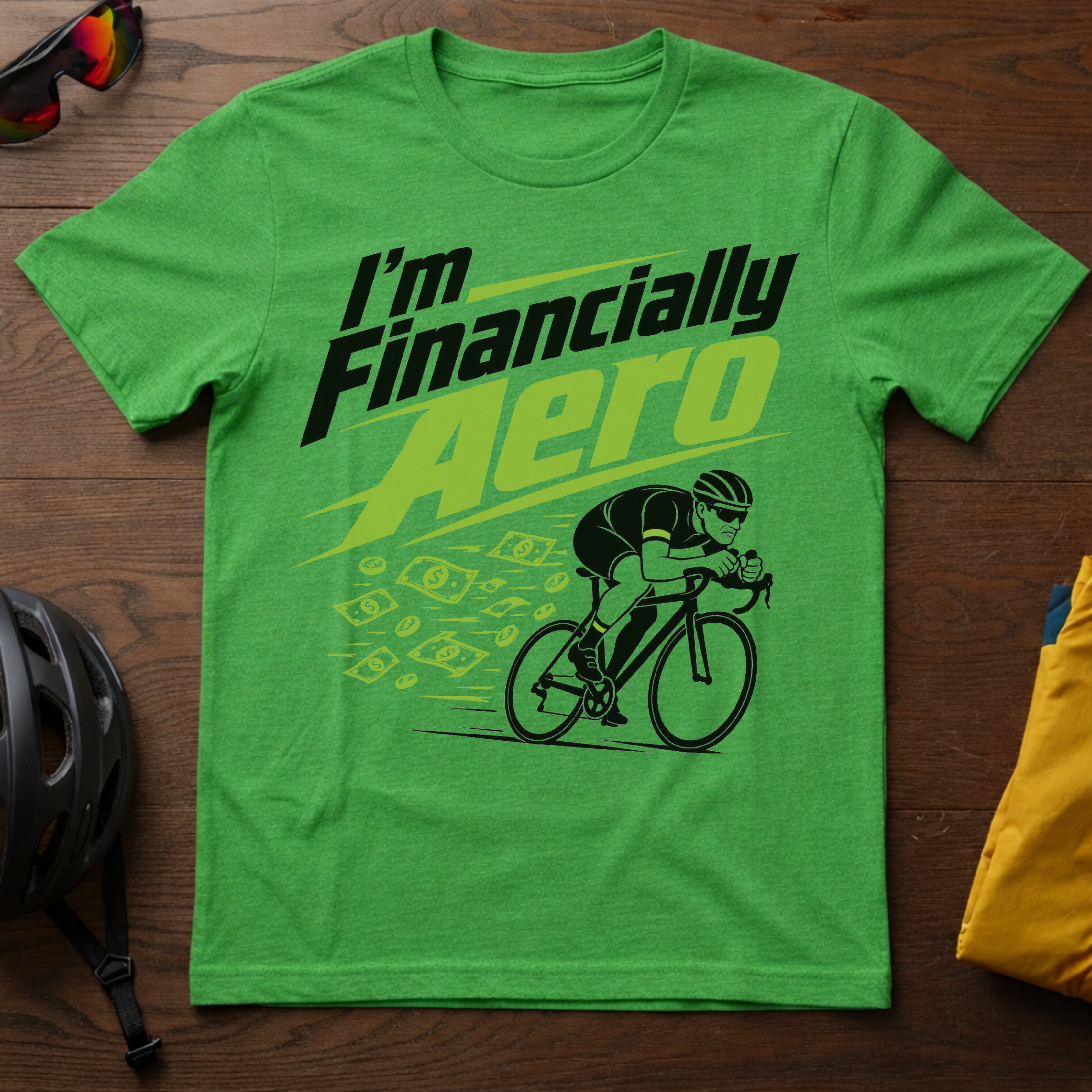 "I'm Financially Aero" Cyclist Tee
