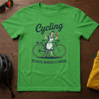 "Cycling--Because Murder is Wrong" Tee - Chainline Collective