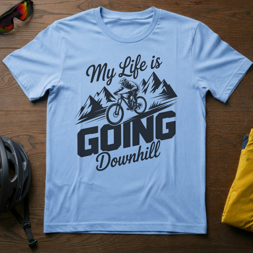My Life is Going Downhill Tee - Chainline Collective