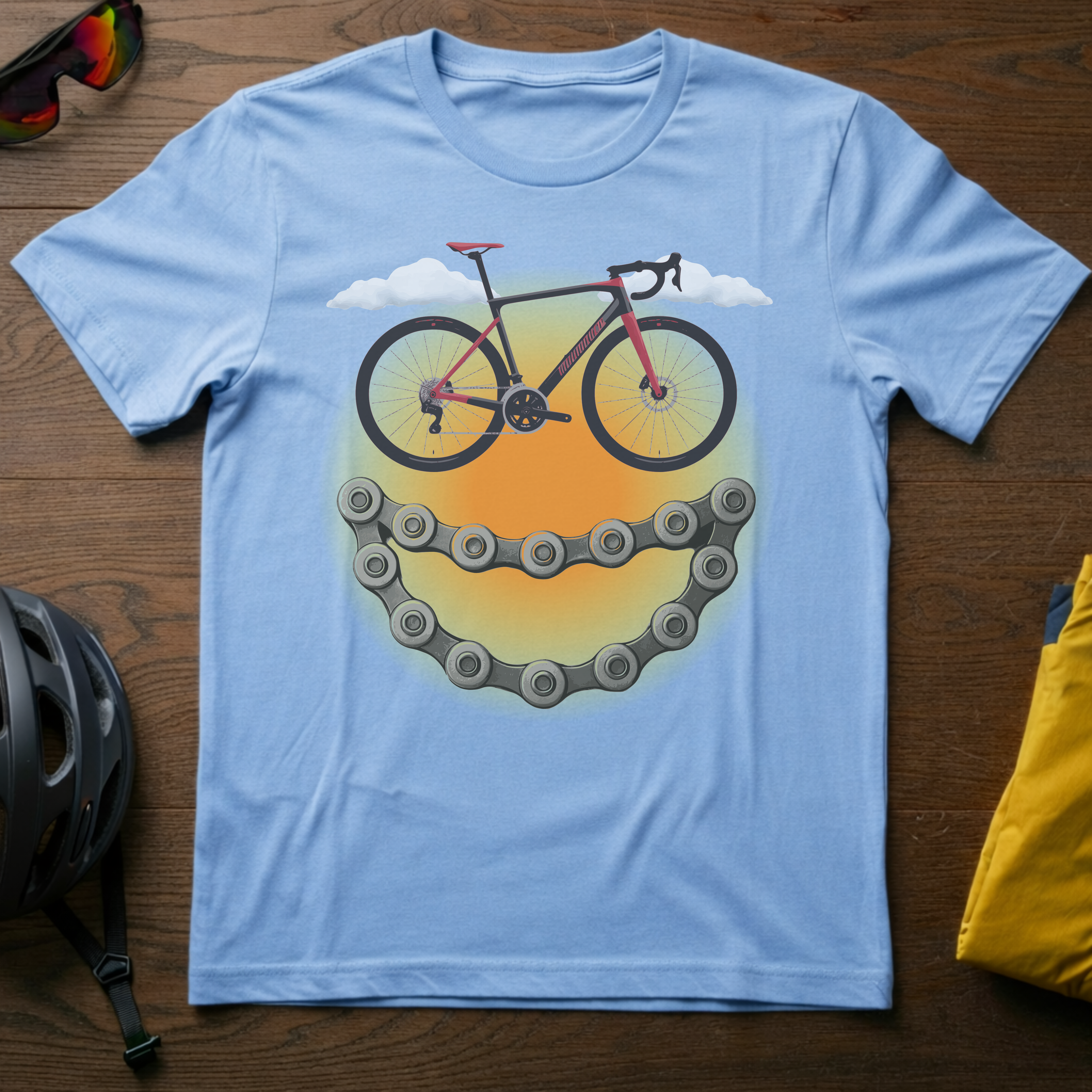 Smiley Bike Tee - Chainline Collective
