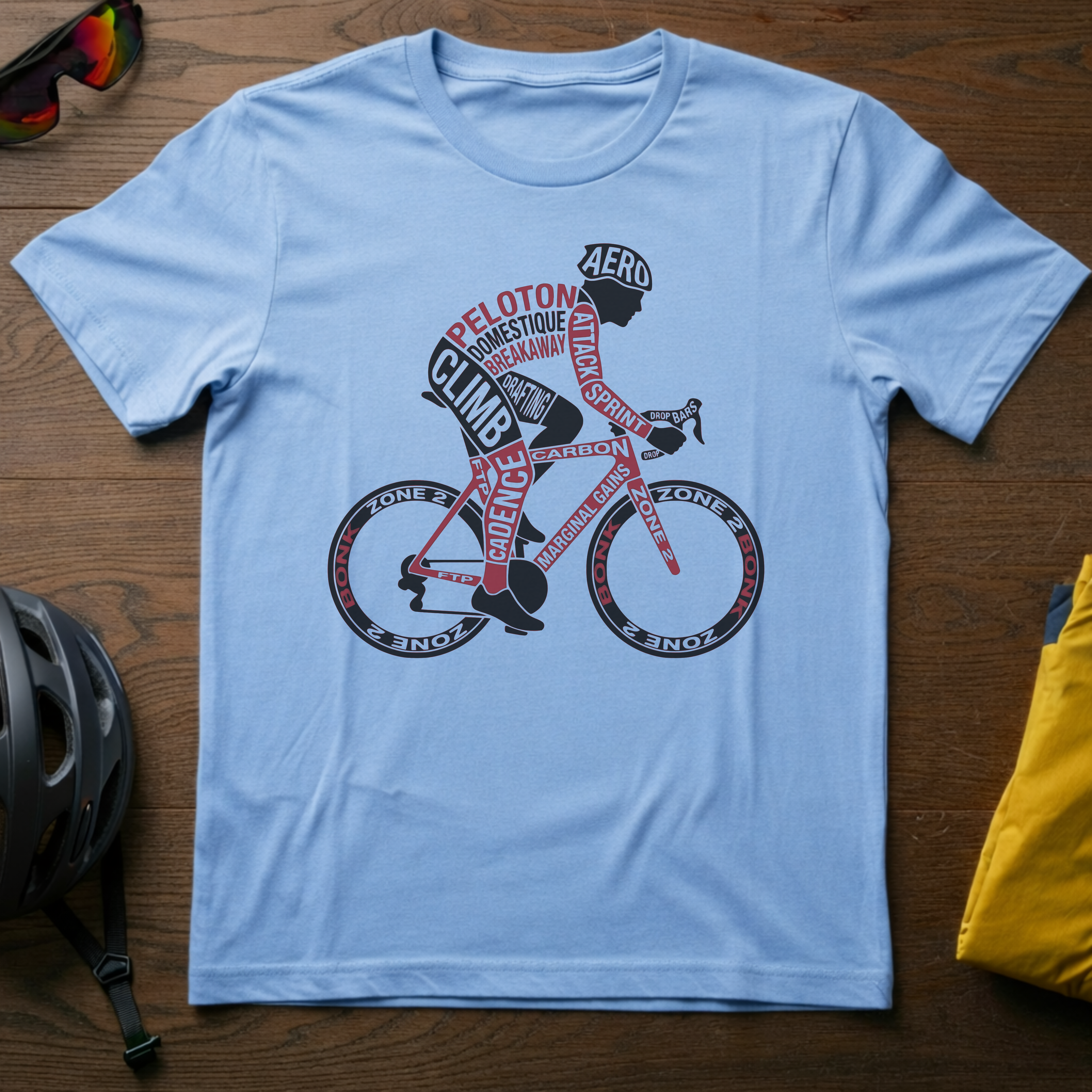 Cyclist Word Art Tee - Chainline Collective