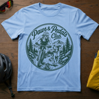 "Paws & Pedals Club" Dog and Bike Lover Tee - Chainline Collective