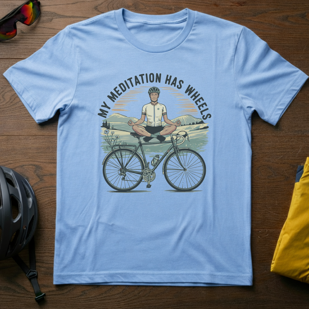 My Meditation Has Wheels Tee - Chainline Collective