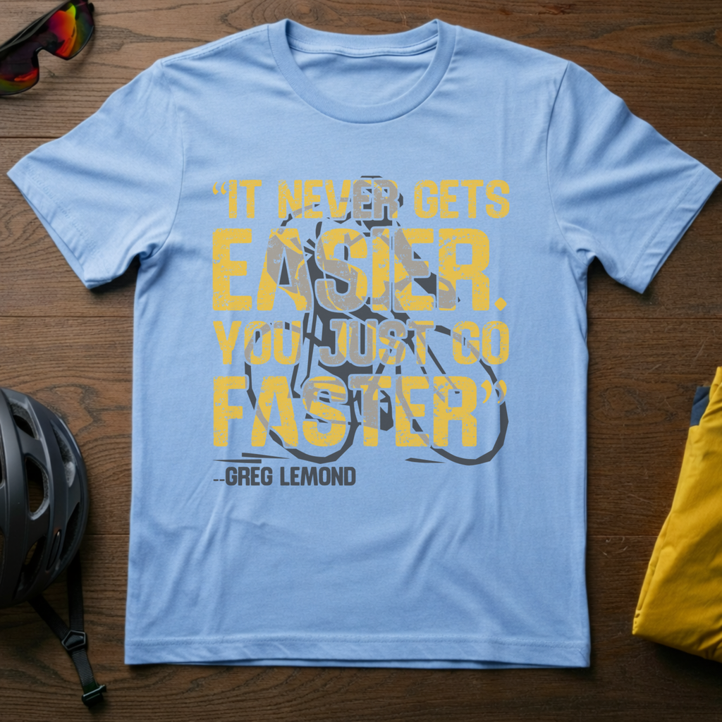 It Never Gets Easier. You Just Go Faster. - Chainline Collective