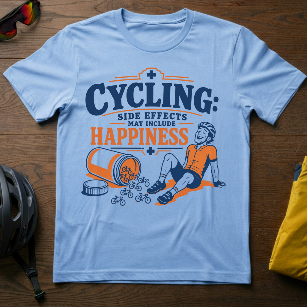 "Cycling: Side Effects May Include Happiness" Tee