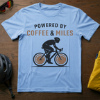 Powered By Coffee And Miles Tee - Chainline Collective