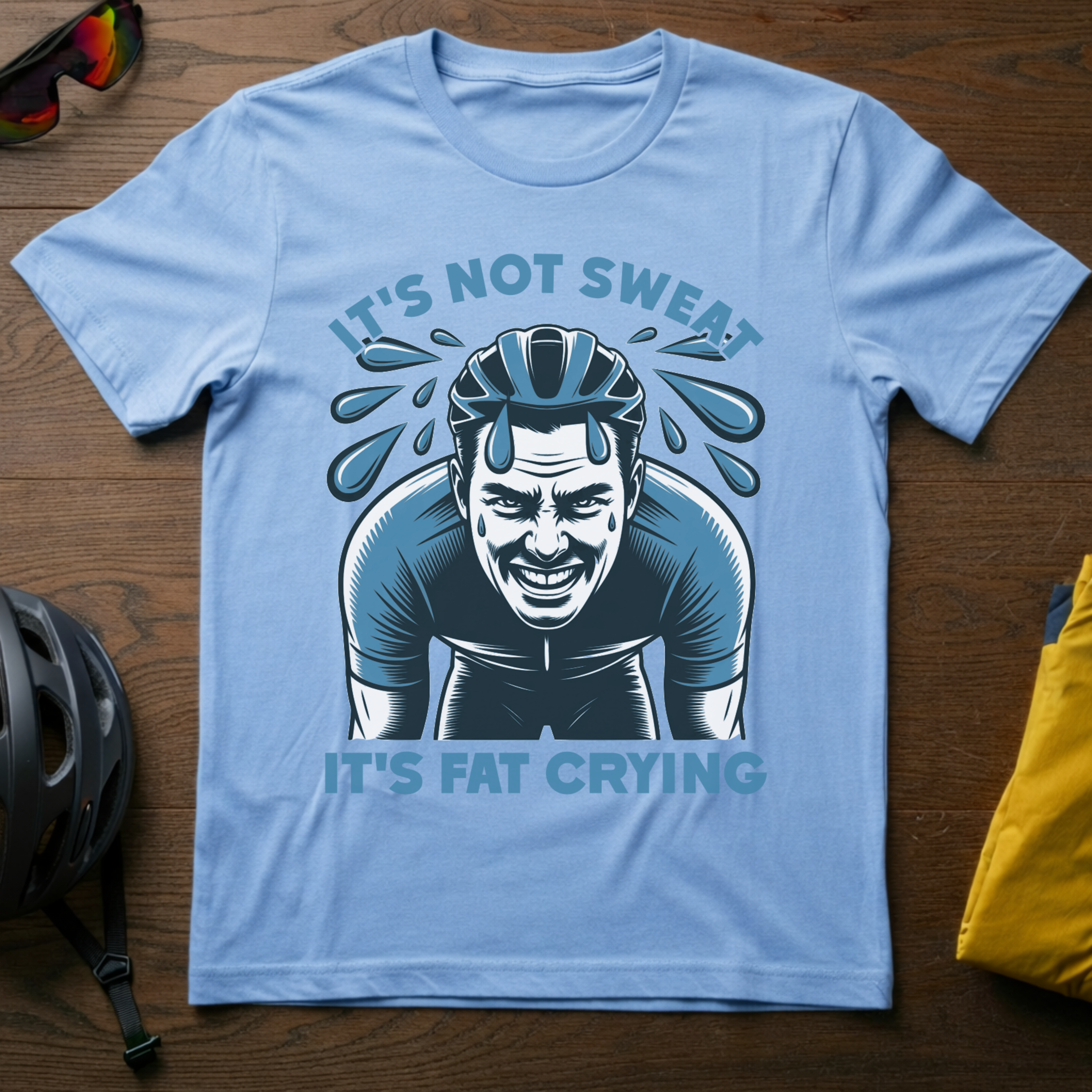 "It's Not Sweat, It's Fat Crying" Tee - Chainline Collective