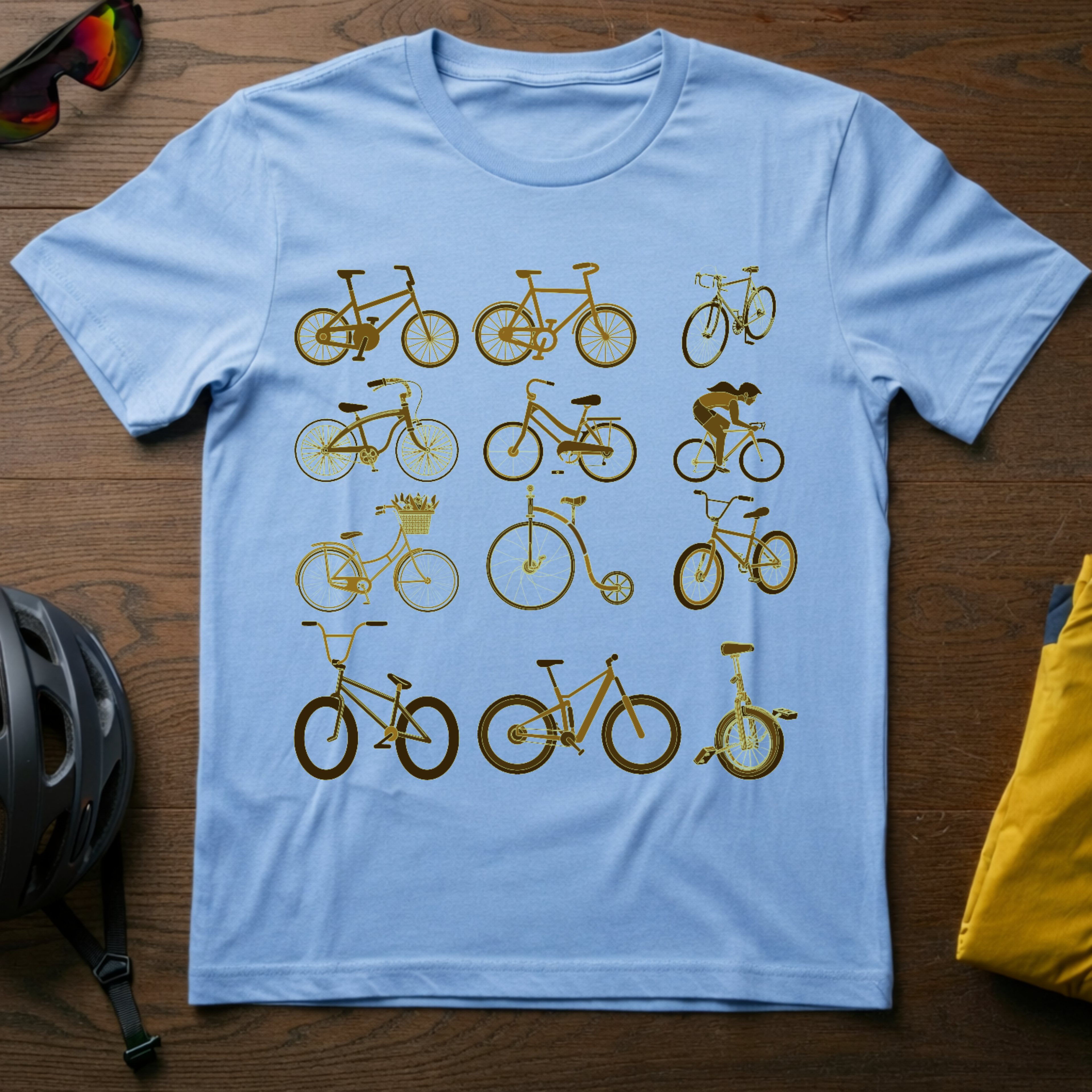 Bicycle Collage Tee - Chainline Collective