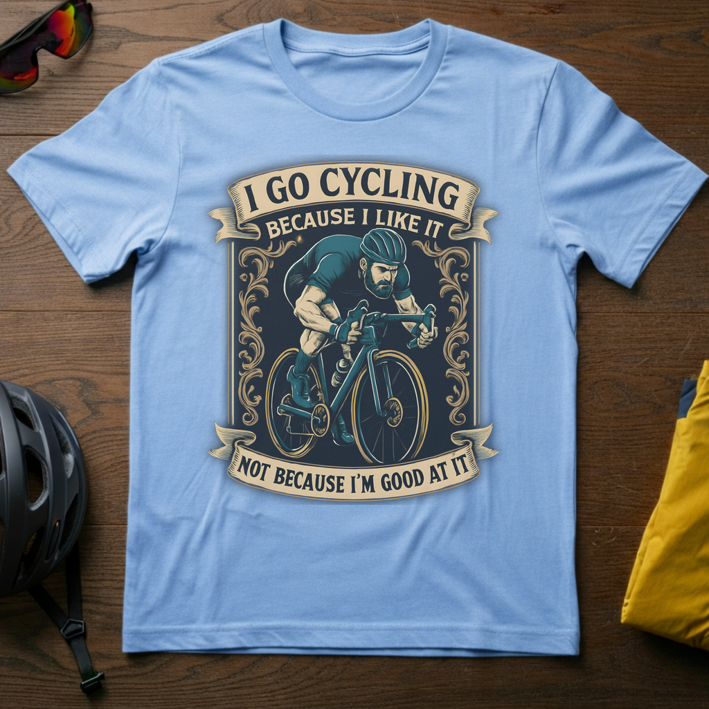 I Go Cycling Because I Like It, Not Because I'm Good At It - Chainline Collective