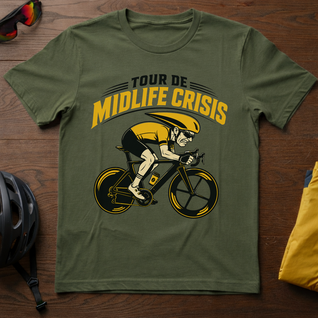 Tour de Midlife Crisis Tee