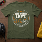 "On Your Left -- Satellites Saw That" Tee - Chainline Collective