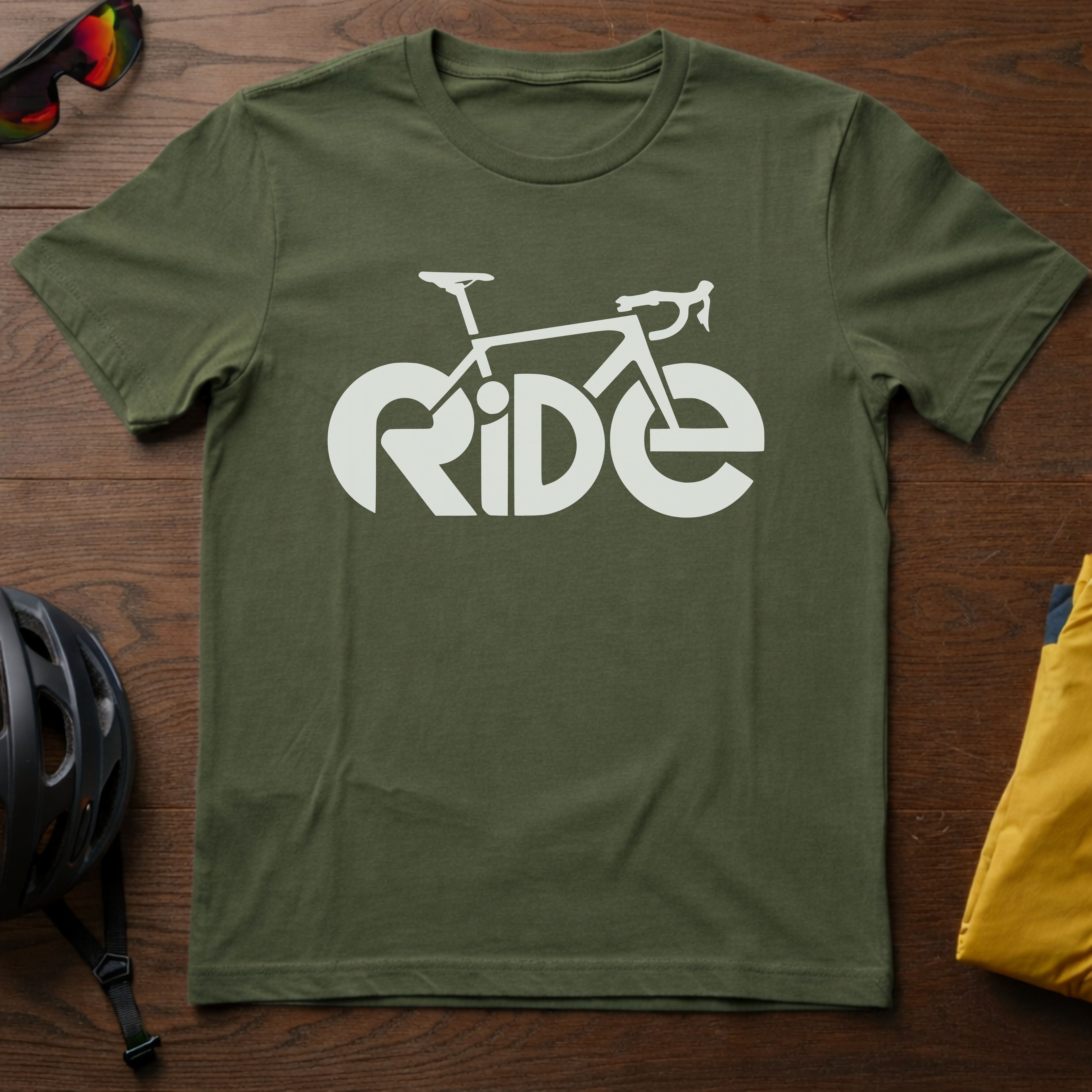 "Ride" Typography Art Tee - Chainline Collective