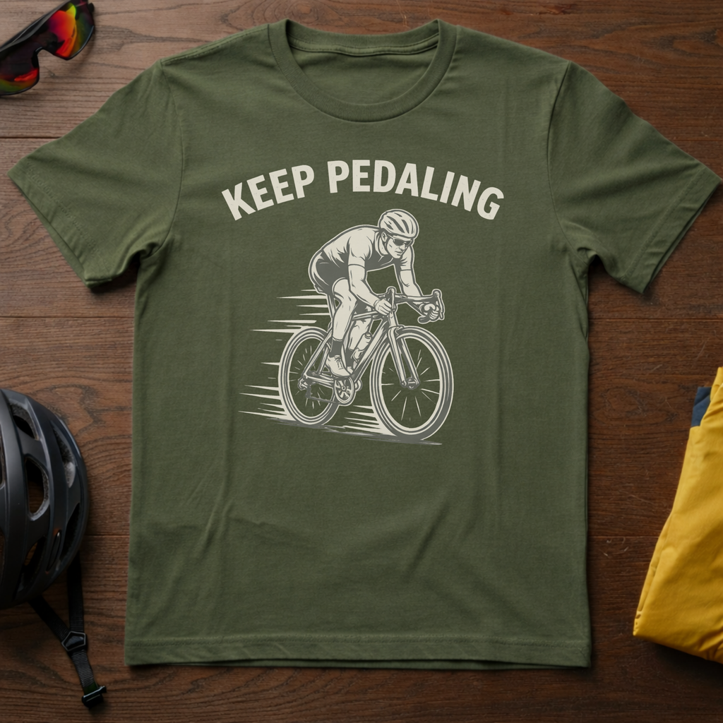 "Keep Pedaling" Tee - Chainline Collective