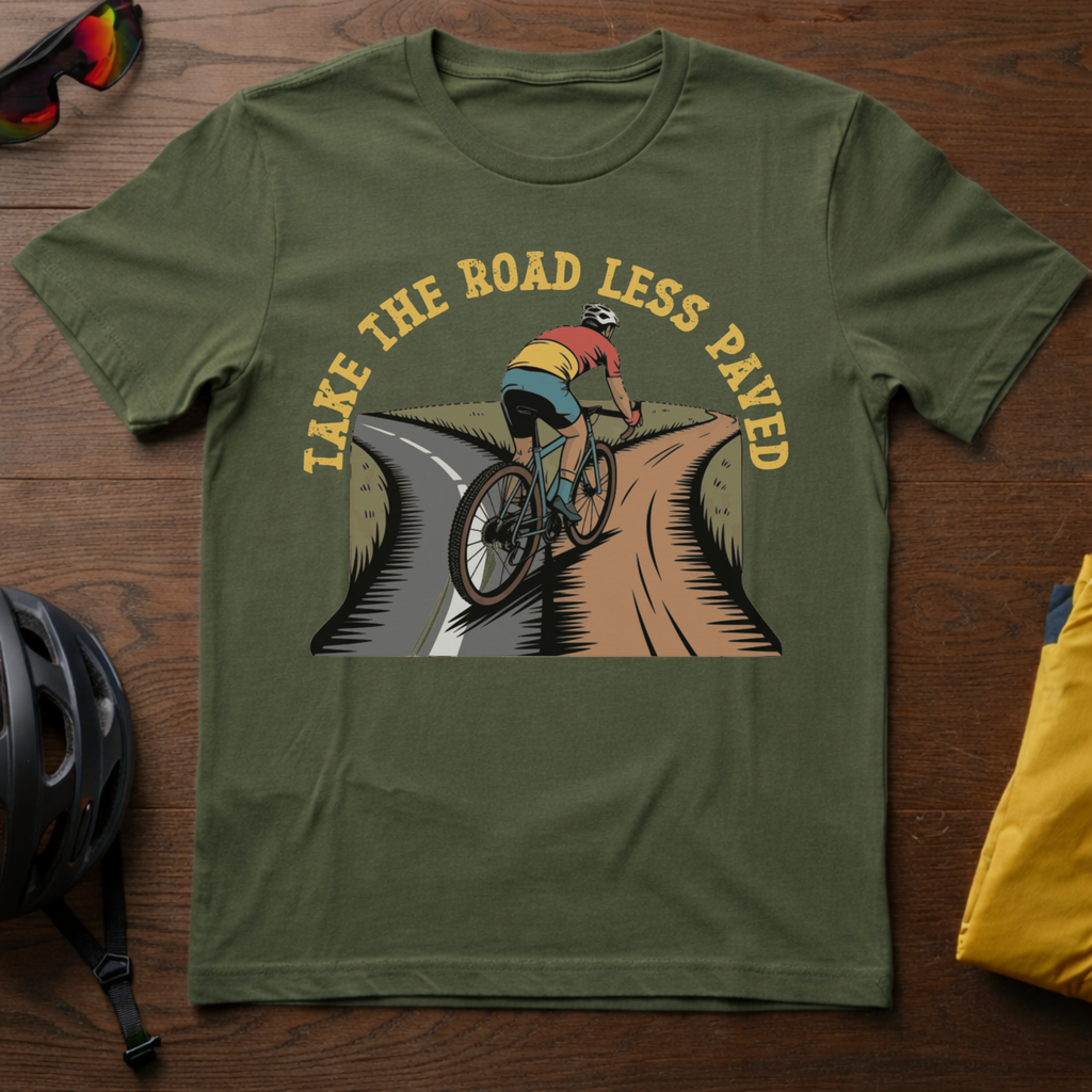 Take the Road Less Paved Tee - Chainline Collective