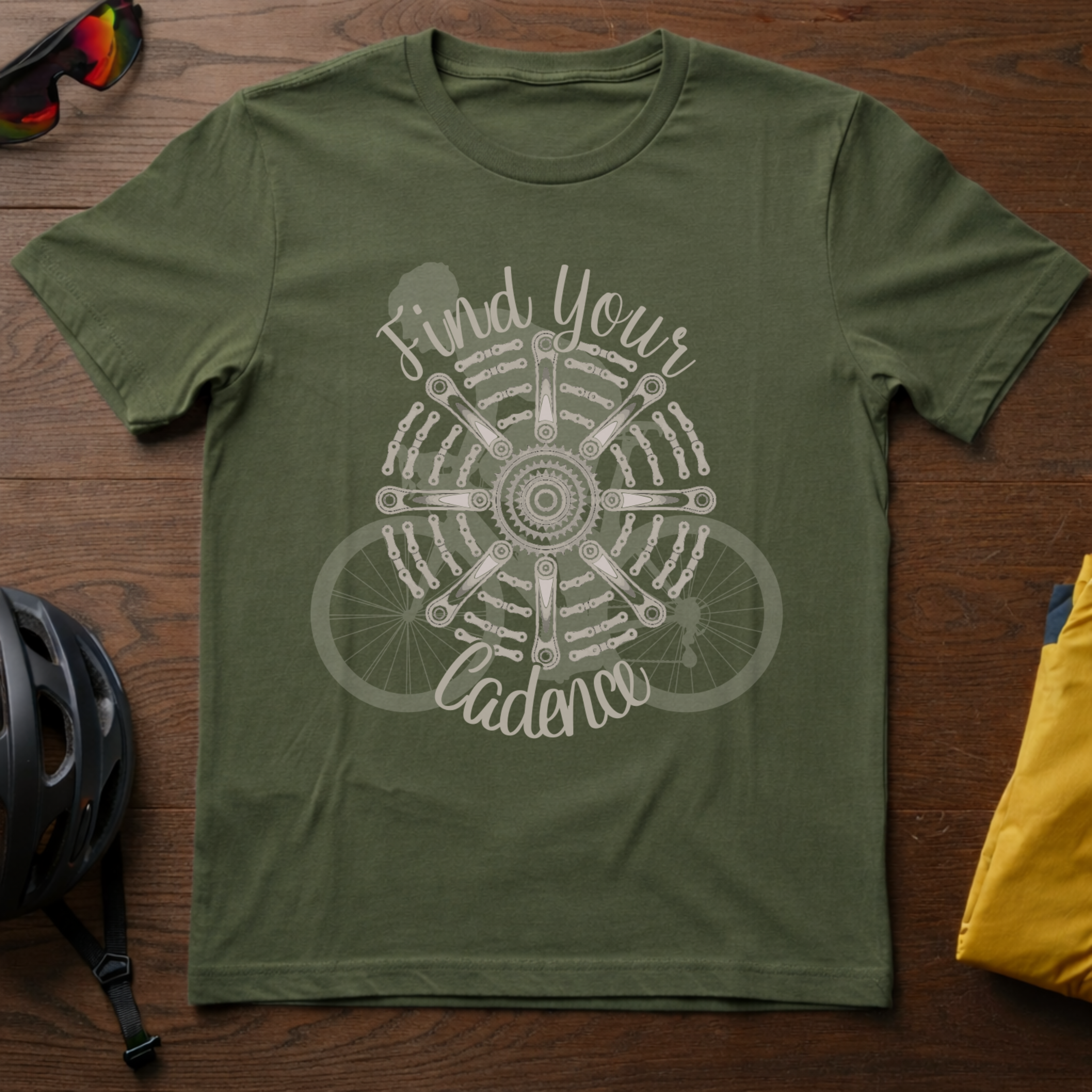 Find Your Cadence Mandala Tee - Chainline Collective